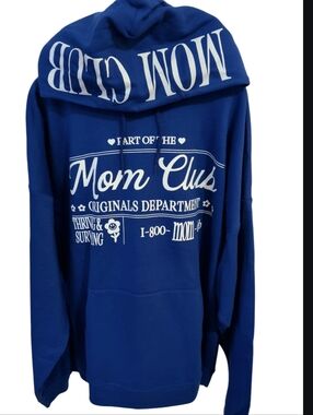 New Slyfox Mom's Club 1800 Number Graphic Cotton  Hoodies